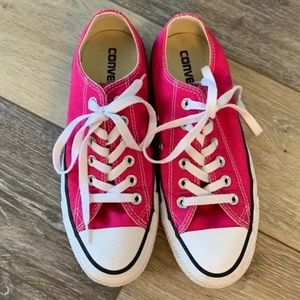 Hot Pink Converse Sneakers